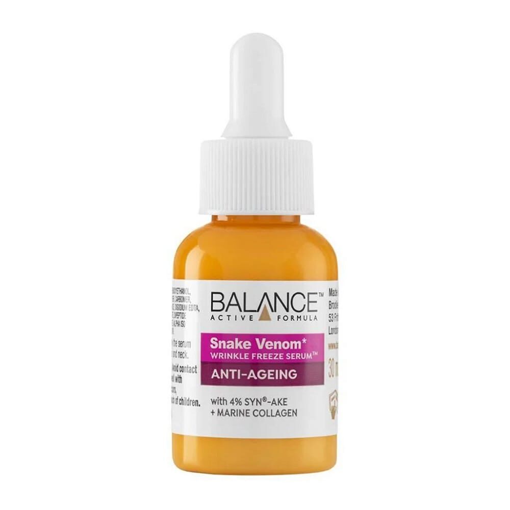 balance snake venom wrinkle freeze serum