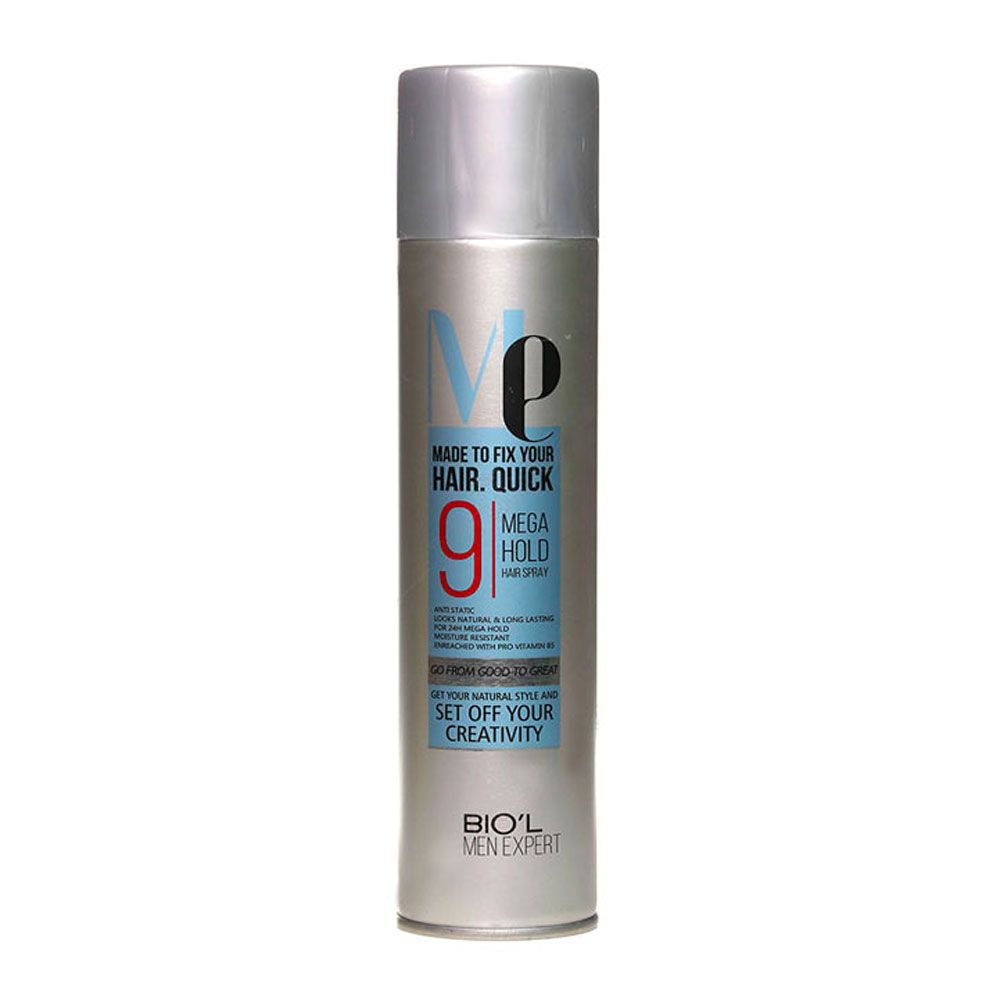 biol mega hold hair spray