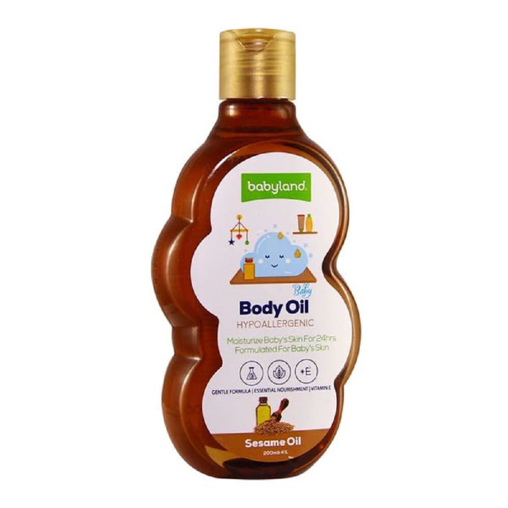 body oil with sesame oil baby land