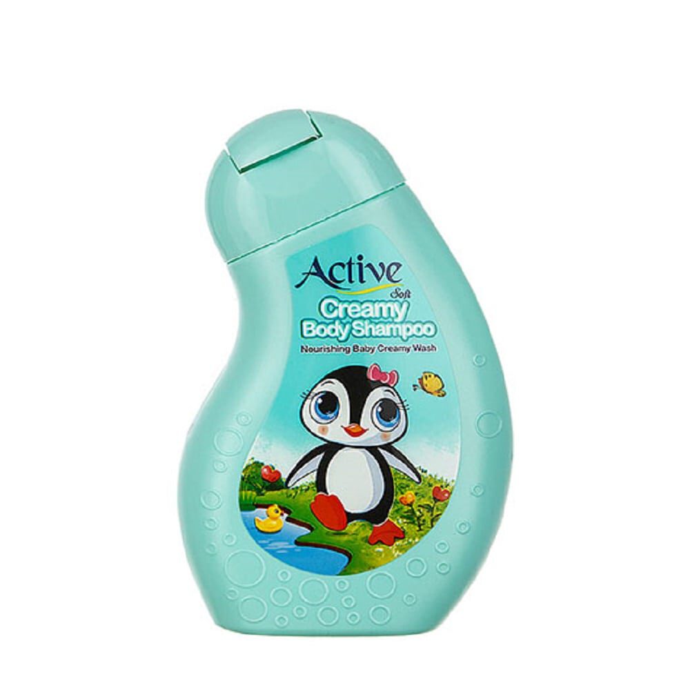 active baby body shampoo green