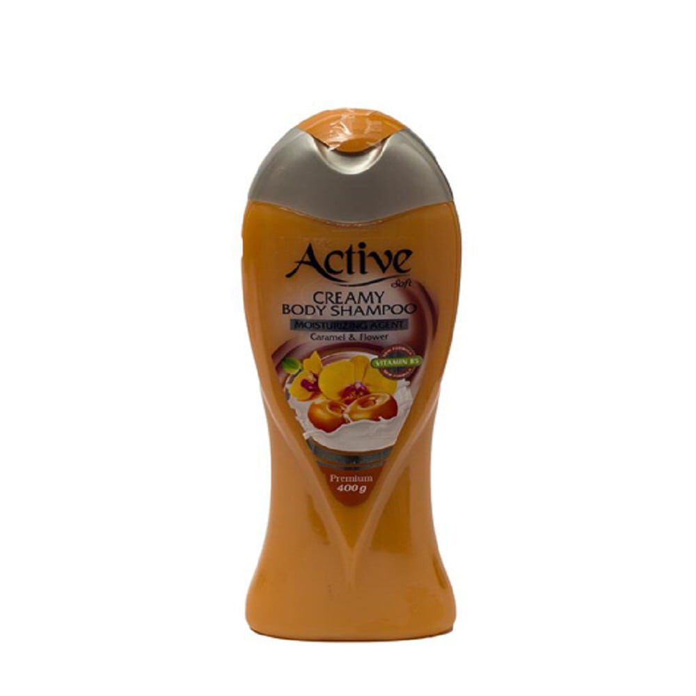 active caramel creamy body shampoo