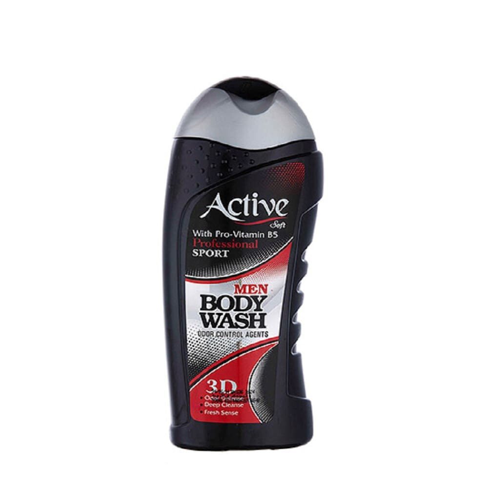 active sport black body shampoo