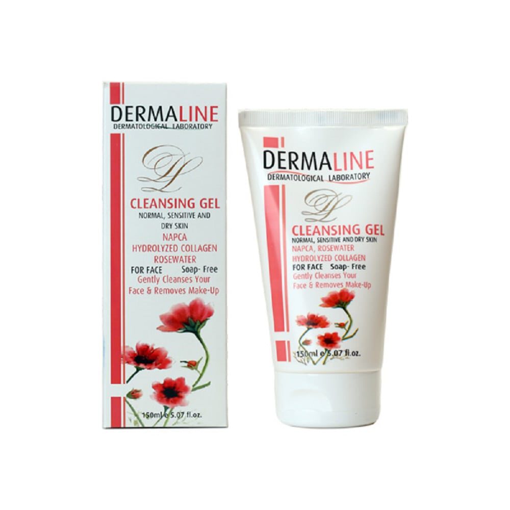 cleansing gel dry skin dermaline