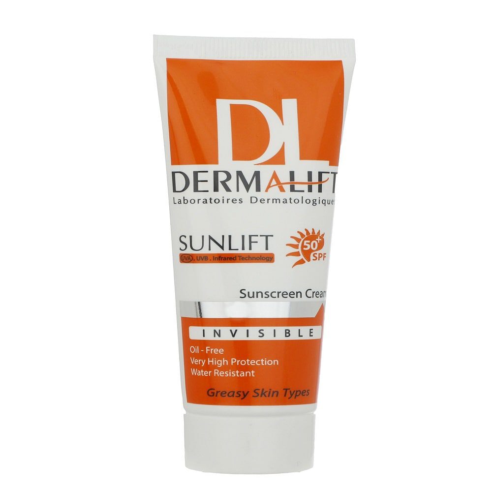 dermalift sunlift spf50 greasy skin