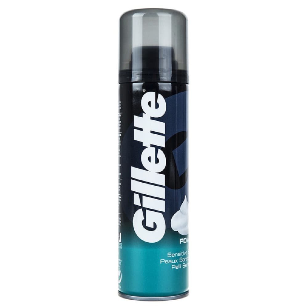 gillette sensitive shaving foam