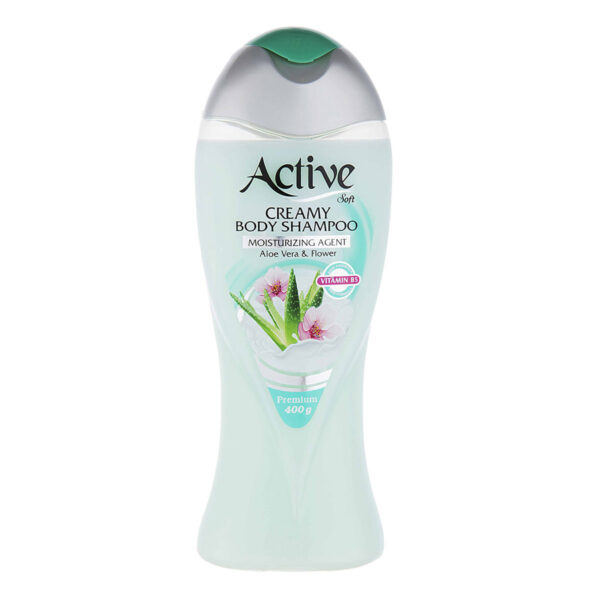 شامپو بدن کرمی آلوئه ورا 400گرمی اکتیو