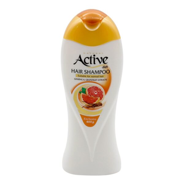 شامپو نچرال برای موهای معمولی 400 گرمی اکتیو