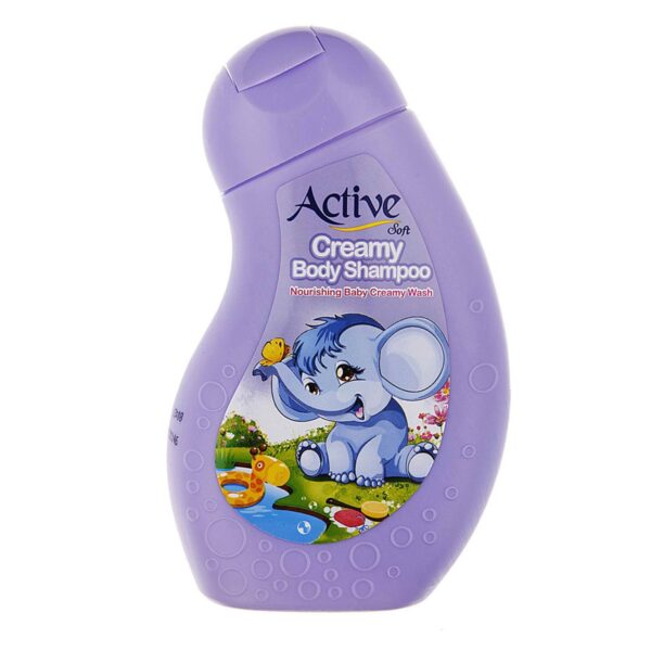 شامپو بدن کرمی بچه بنفش 250گرمی اکتیو