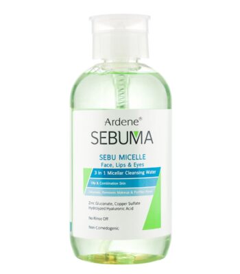 ardene sebuma 3in1 micelle face lips eyes 500ml