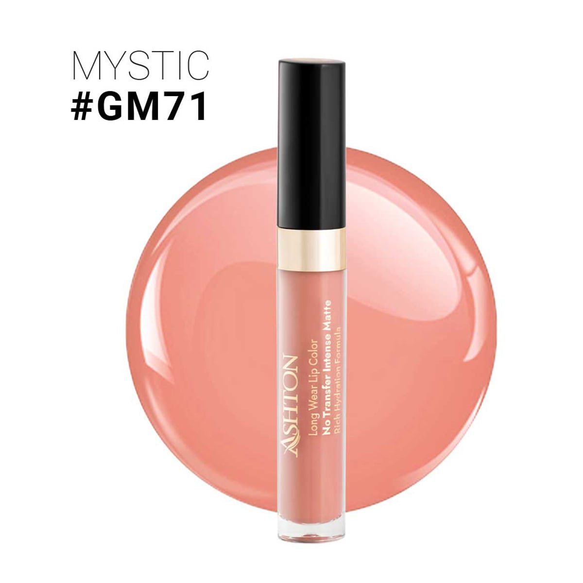 ashton-liquid-matte-lipstick-gm71-5ml رژ لب مایع اشتون شماره GM 71 - Image 1