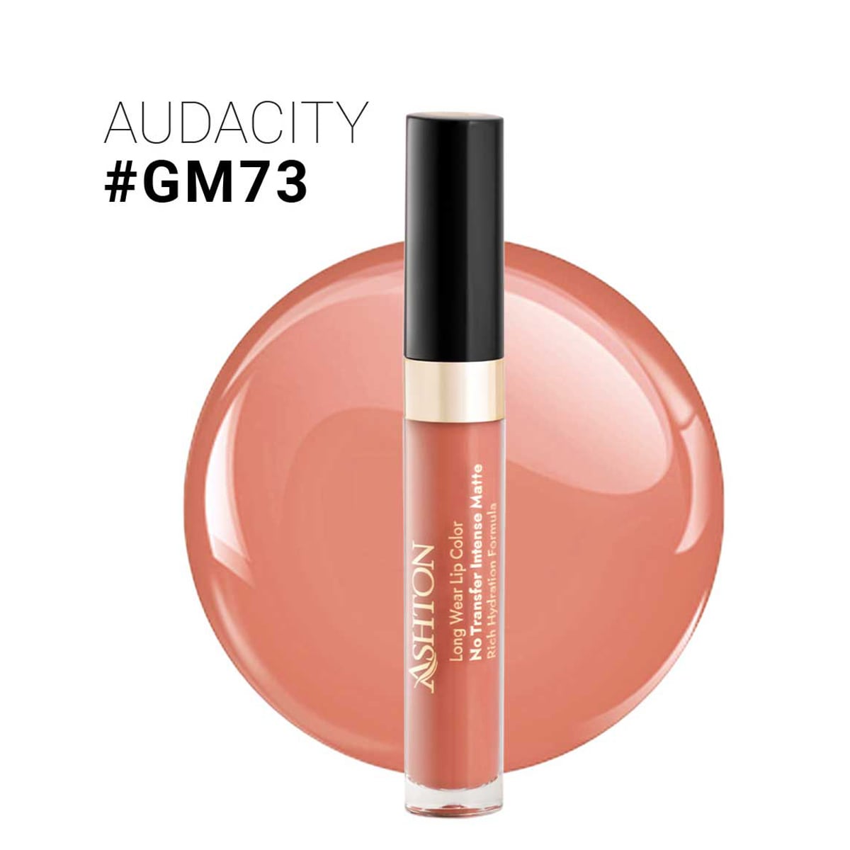 ashton-liquid-matte-lipstick-gm73-5ml رژ لب مایع اشتون شماره GM 73 - Image 1