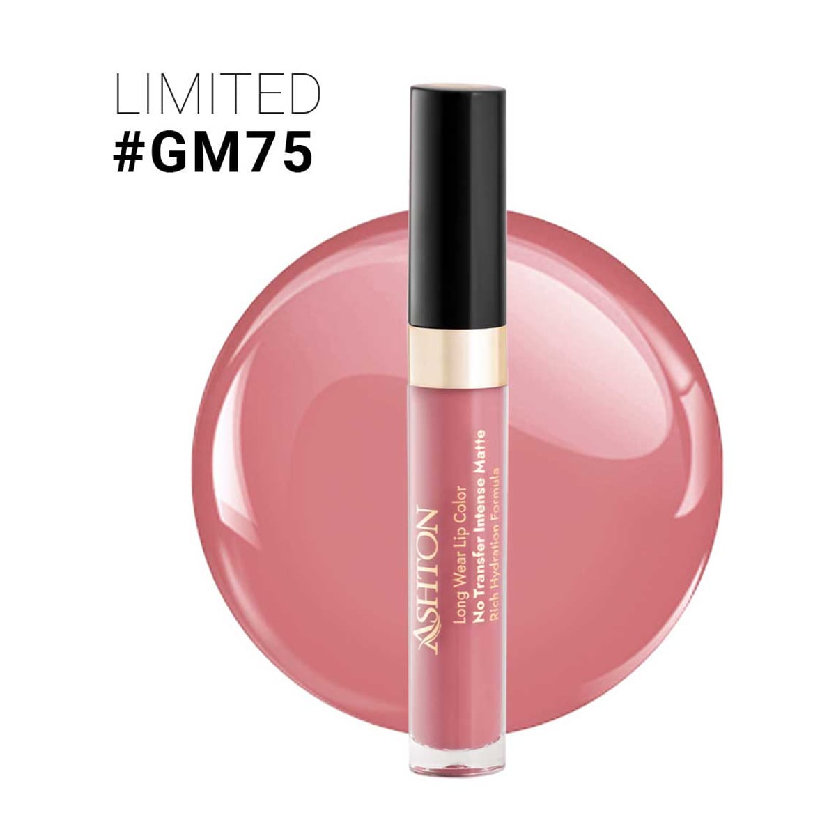 ashton-liquid-matte-lipstick-gm75-5ml رژ لب مایع اشتون شماره GM 75 - Image 1
