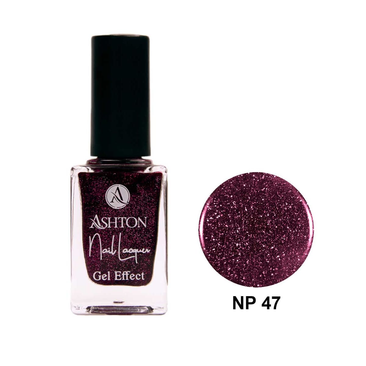 ashton-nail-polish-np47-15ml لاک اشتون شماره NP47 - Image 1