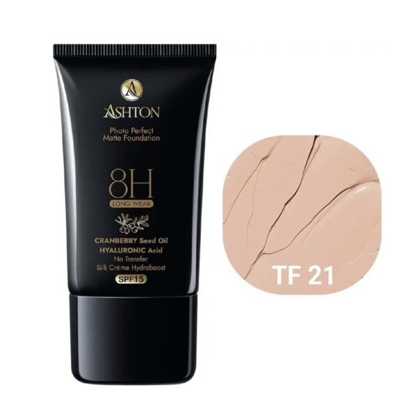 کرم پودر تیوپی حاوی SPF 15 اشتون شماره TF21