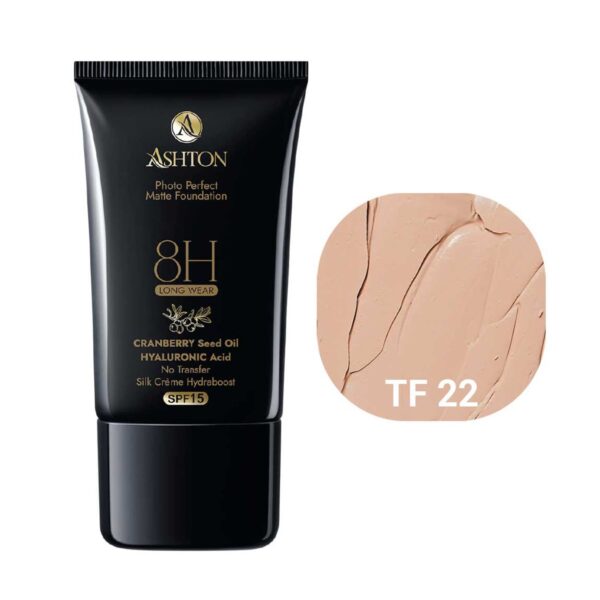 کرم پودر تیوپی حاوی SPF 15 اشتون شماره TF22