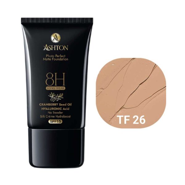کرم پودر تیوپی حاوی SPF 15 اشتون شماره TF26