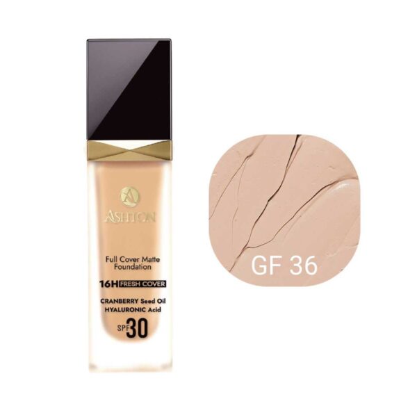 کرم پودر فول کاور حاوی SPF30 اشتون شماره GF36