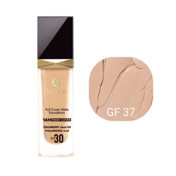 کرم پودر فول کاور حاوی SPF30 اشتون شماره GF37