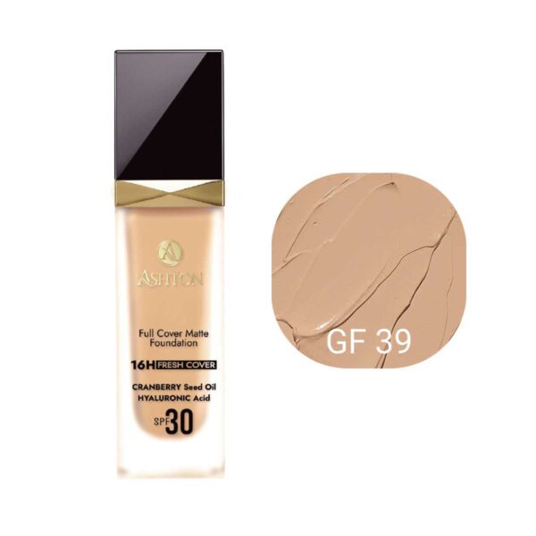 کرم پودر فول کاور حاوی SPF30 اشتون شماره GF39