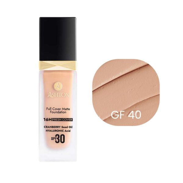 کرم پودر فول کاور حاوی SPF30 اشتون شماره GF40