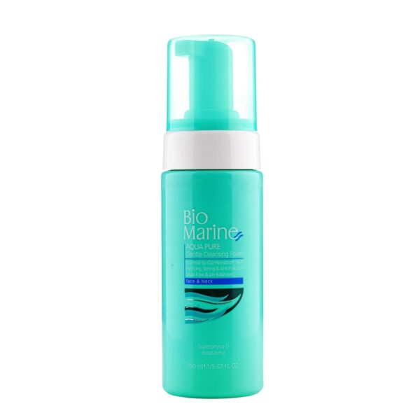 فوم شستشو صورت بایومارین مدل AQUA PURE مناسب انواع پوست حجم 150 میل