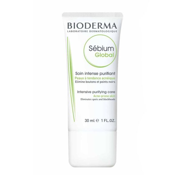 کرم درمان آکنه و مرطوب کننده سبیوم گلوبال BIODERMA
