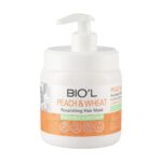 ماسک موی هلو و جوانه گندم، موی خشک و وز بیول