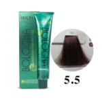 رنگ مو بدون آمونیاک بلونیا سری ماهگونی شماره 5.5 Bologna