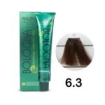 رنگ مو بدون آمونیاک بلونیا سری طلایی شماره 6.3 Bologna