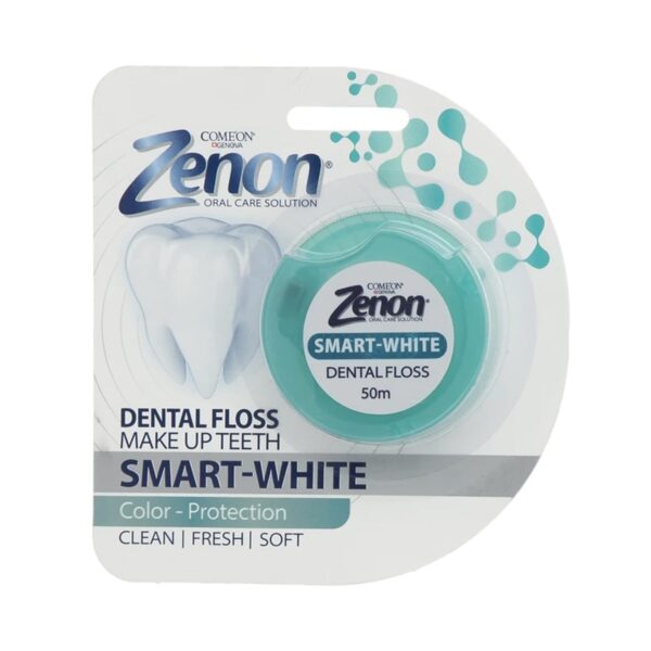 نخ دندان کامان سری زنون مدل Smart White طول 50 متر