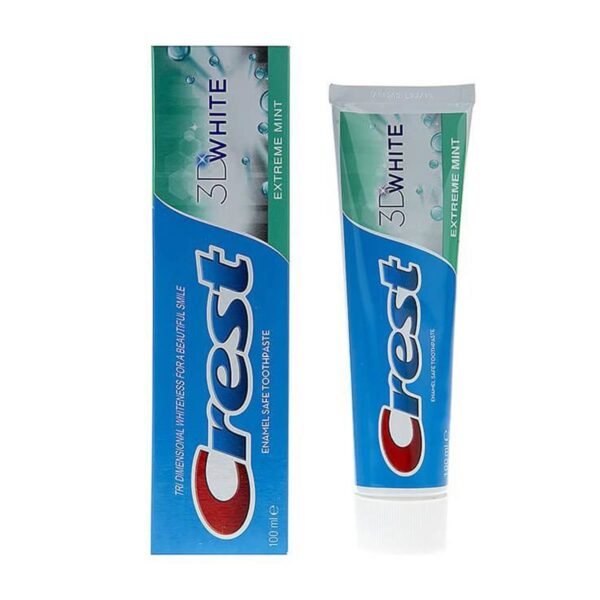 خمیر دندان سفید کننده کرست مدل 3D WHITE حجم 100 میل