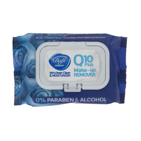 دستمال مرطوب پاک کننده آرایش کیو تن ایج فایتر 50 برگی طرح میوه درب دار دافی