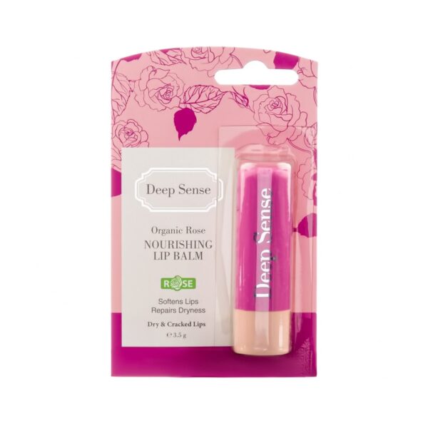 بالم لب دیپ سنس حاوی عصاره رز و ویتامین A و E