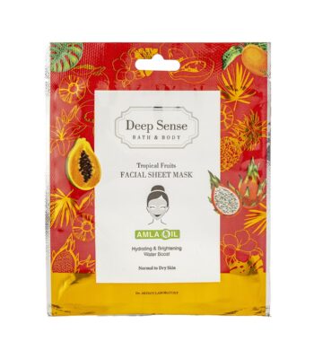 deep sense tropical fruits sheet mask
