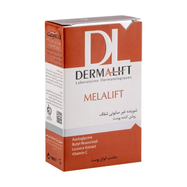 پن شفاف روشن کننده پوست ملالیفت شوینده غیرصابونی 100گرم درمالیفت