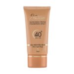 ضد آفتاب کرم پودری رنگی تیوپی مدیسان با +SPF40 مخصوص پوست های چرب و آکنه ای حجم 30 میل - بژ خیلی روشن