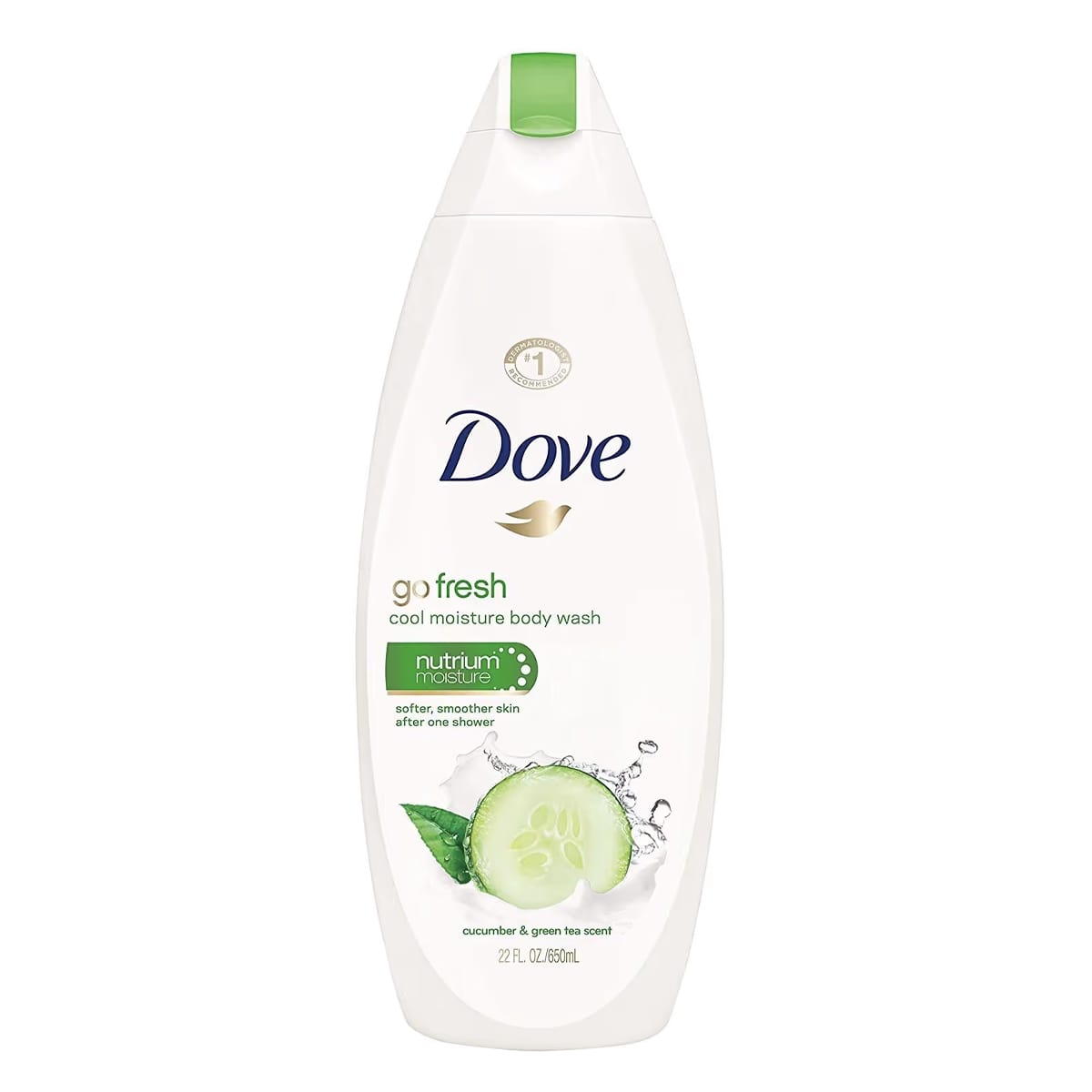 dove-refreshing-cucumber-green-tea-body-wash-500ml ژل حمام خیار و چای سبز داو - Image 1
