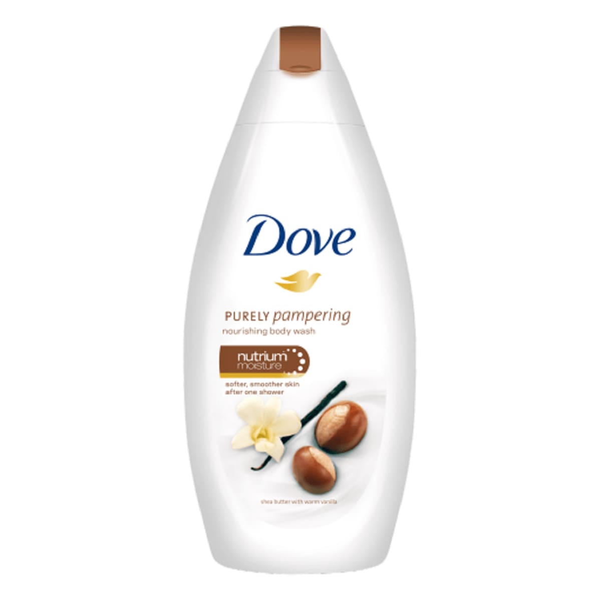 dove-shea-butter-warm-vanilla-nourishing-body-wash-500ml ژل حمام شی باتر داو - Image 1