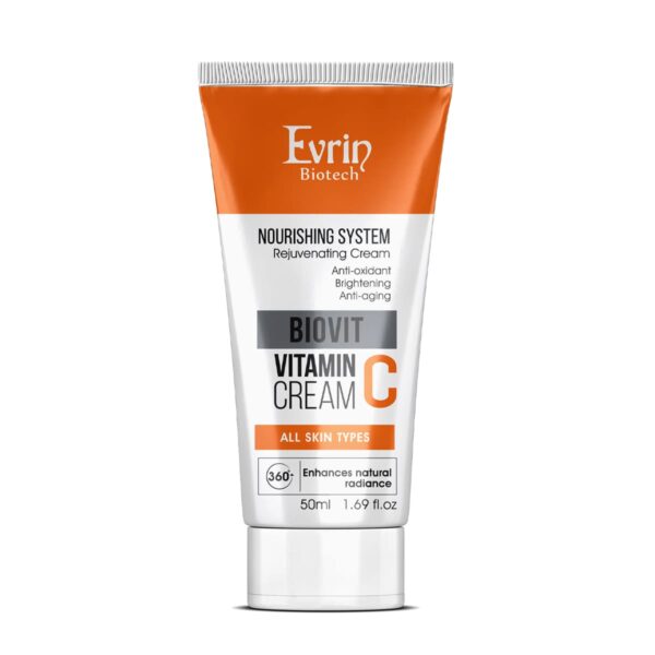کرم تغذیه کننده پوست BIOVIT C حاوی ویتامین سی مناسب انواع پوست اورین 50میل