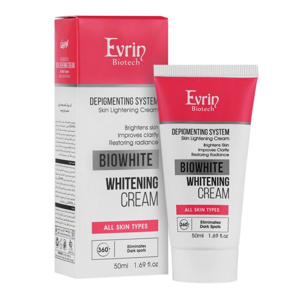 کرم روشن کننده پوست BIOWHITE مناسب انواع پوست اورین 50میل