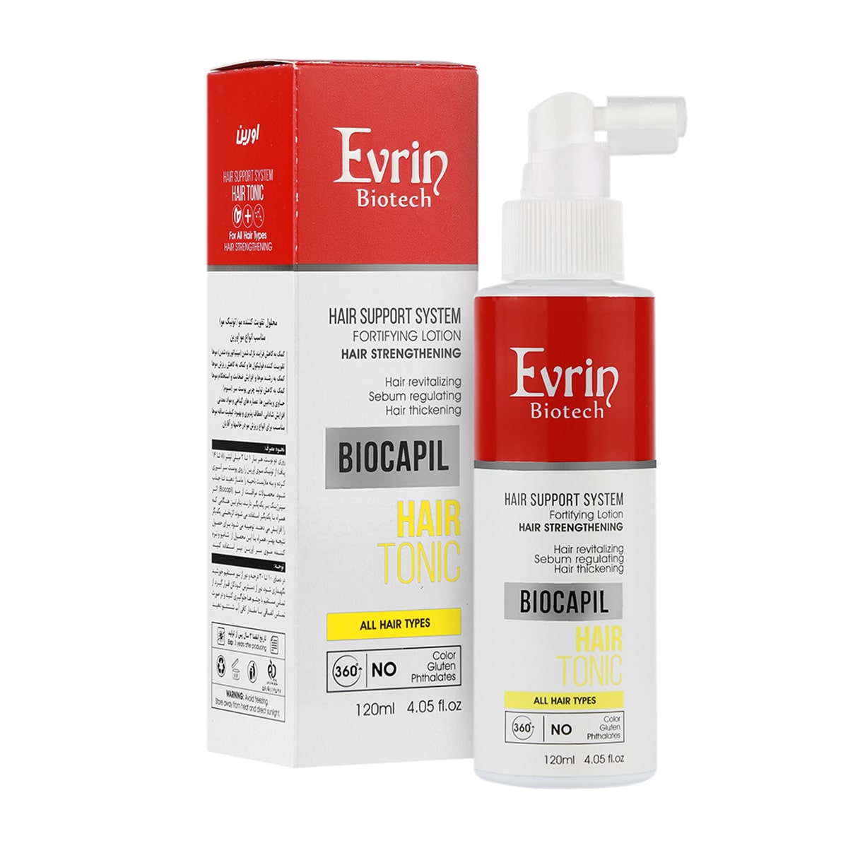evrin-hair-tonic-120ml تونیک تقویت کننده مناسب انواع مو اورین 120 میل - Image 1