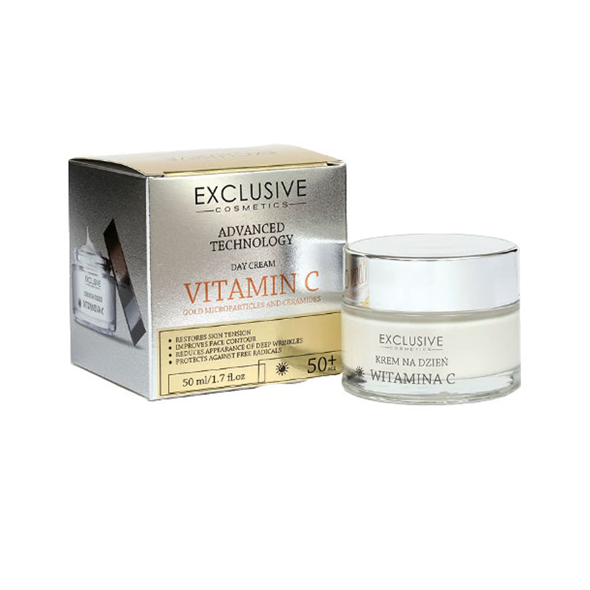 exclusive-night-cream-vitamin-c-ceramide-50ml کرم شب ویتامین C اکسکلوسیو - Image 1