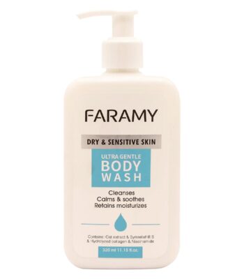faramy ultra gentle body wash sensitive dry 210ml
