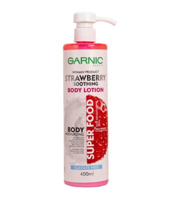 garnic strawberry sensitive body lotion 400ml