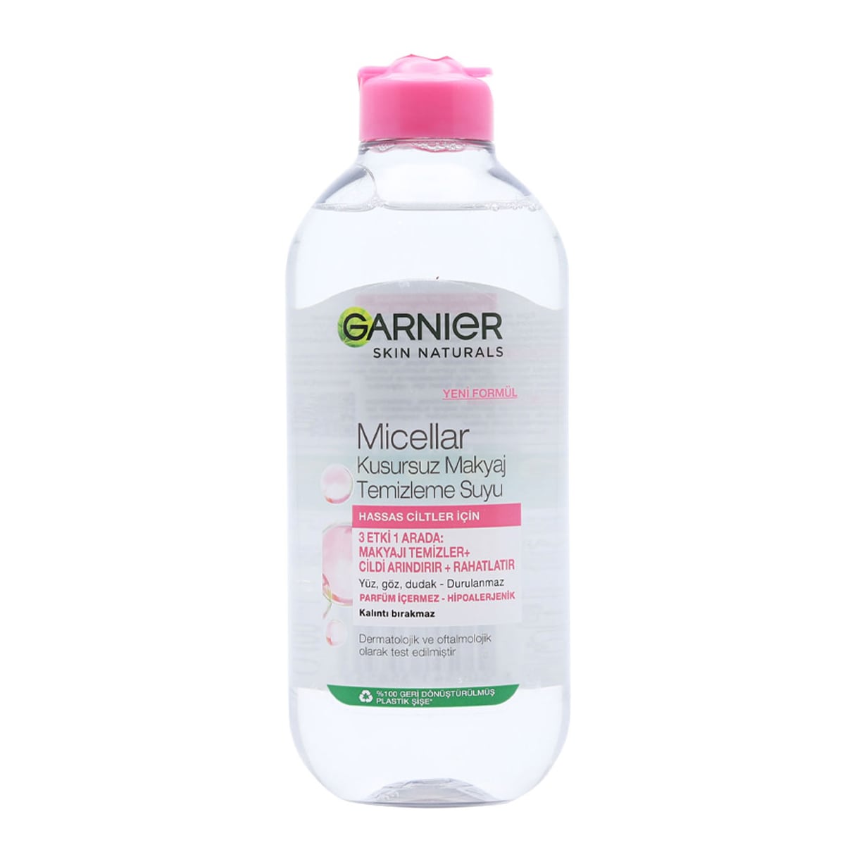 garnier-micellar-water-dry-sensitive-400ml میسلار پاک کننده آرایش گارنیر مناسب پوست حساس حجم 400 میل - Image 1