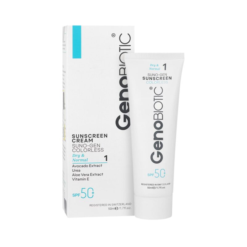 genobiotic sunogen sunscreen for dry normal skin 50ml