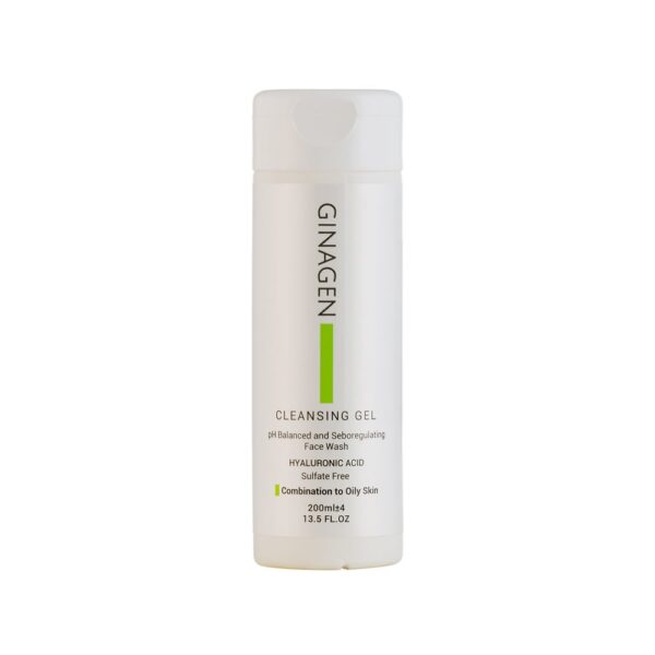 ژل شستشوی صورت پوست چرب Ginagen 200ml