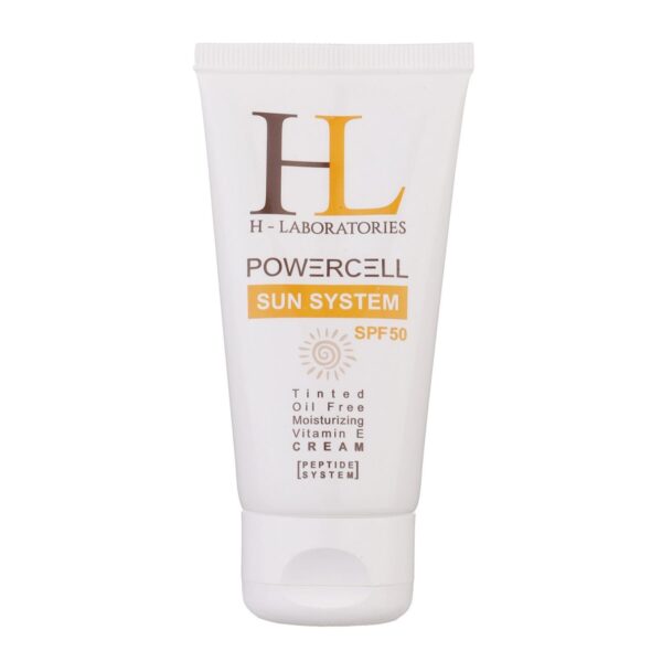 کرم ضدآفتاب بی رنگ SPF50 فاقد چربی مناسب انواع پوست اچ ال