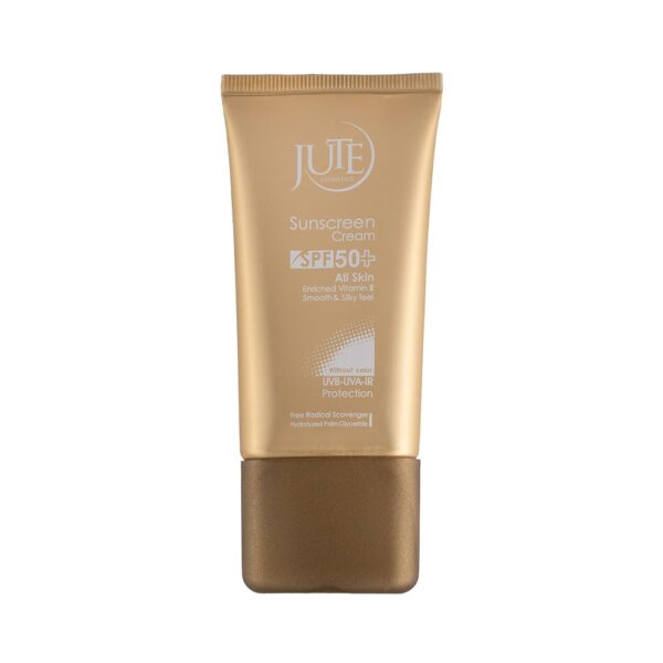 کرم ضد آفتاب فاقد رنگ ژوت حاوی ویتامین E و عصاره آووکادو با +SPF50 حجم 40 میل