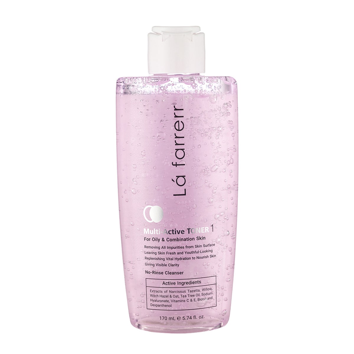 lafarrerr-toner-multi-active-oily-combination-skin-170ml تونر مولتی اکتیو پوست چرب و مختلط لافارر 170 میلی لیتر - Image 1
